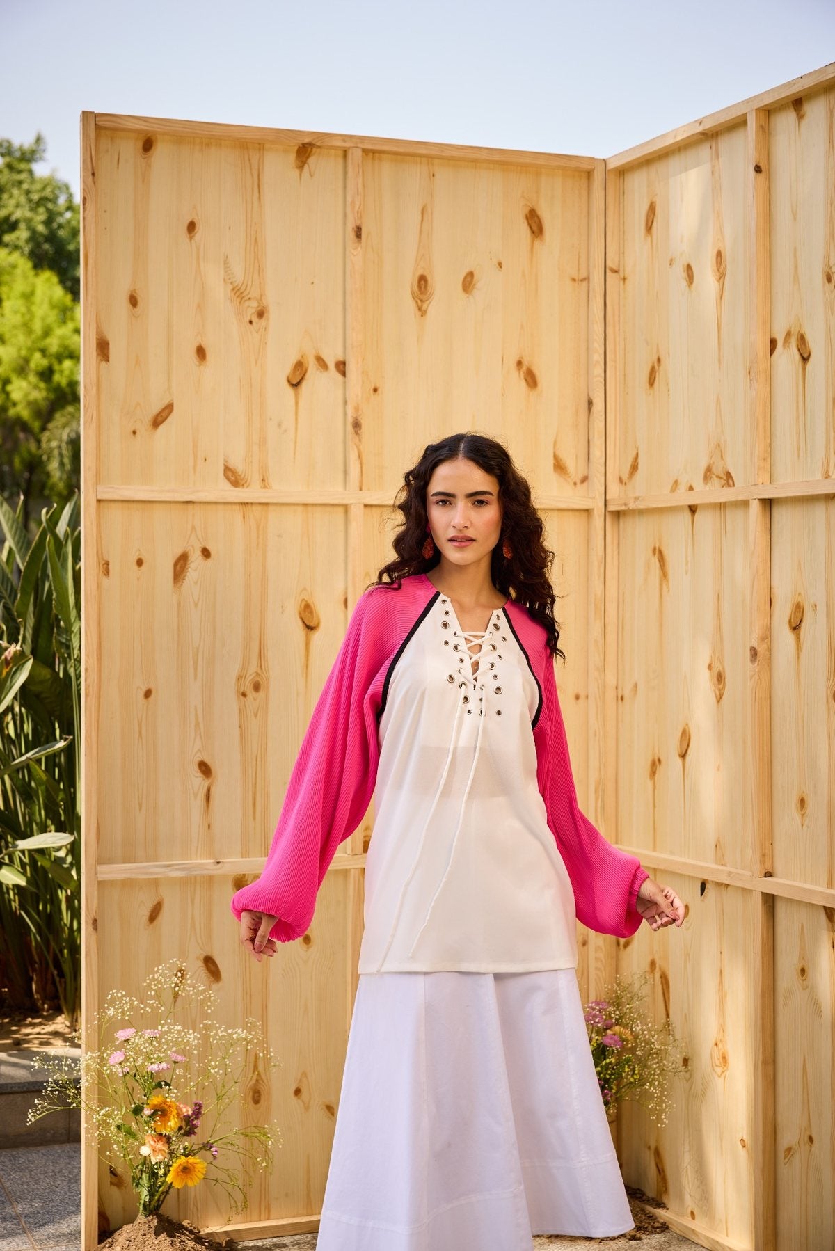 PINK HUE TEXTURE TOP