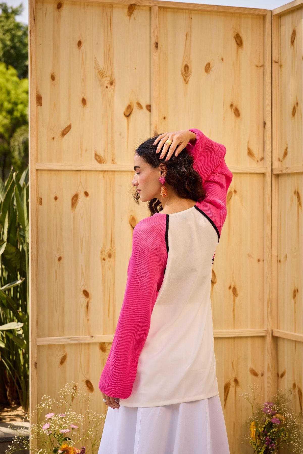 PINK HUE TEXTURE TOP