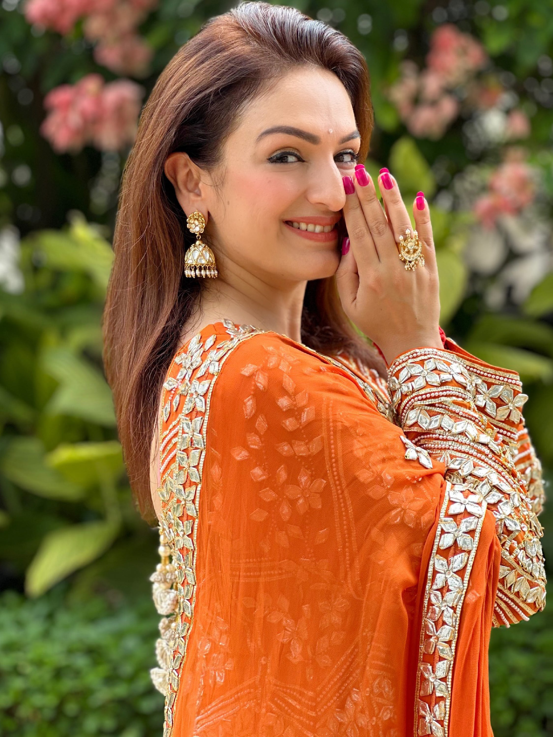 Akriti Kakkar in Rust Gota Garara