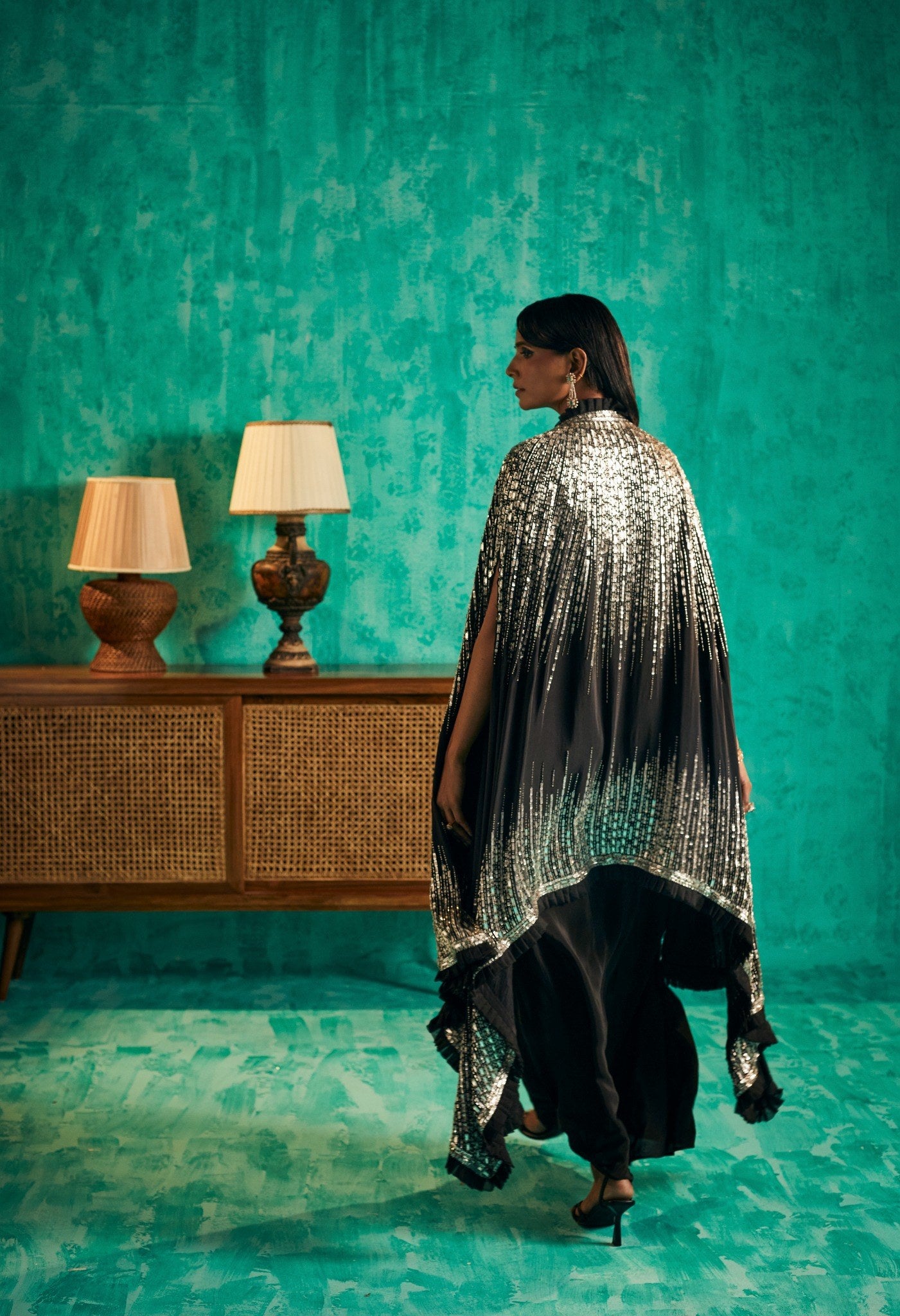 INDO WESTERN CAPE OUTFIT