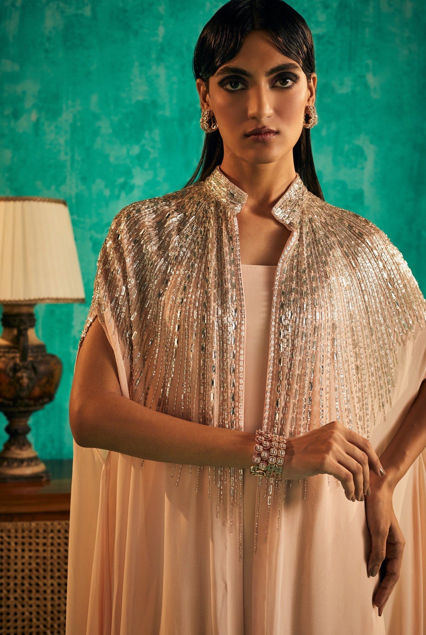 INDO WESTERN CAPE OUTFIT