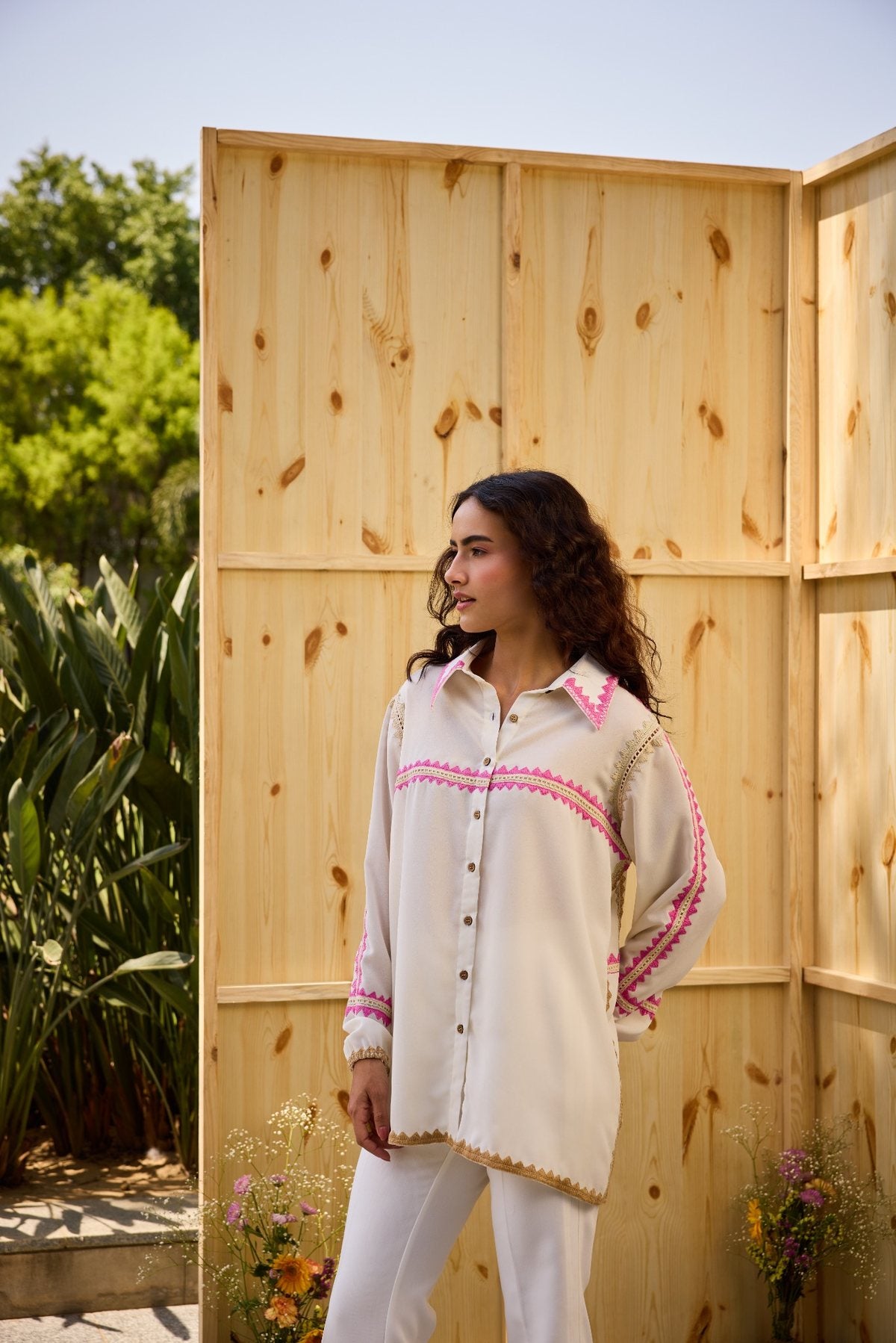 PINK WEAVE GRACE SHIRT