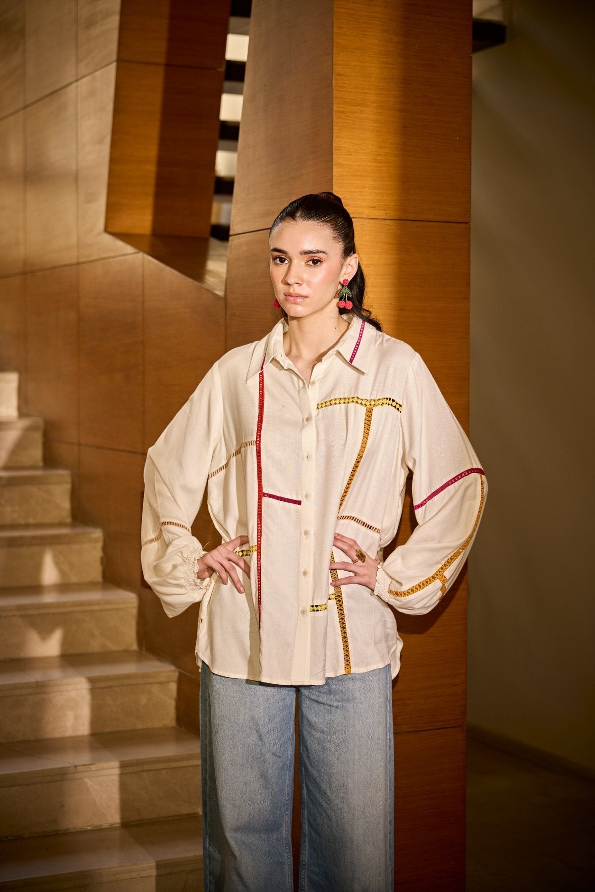VIBRANCE INTERLACED SHIRT