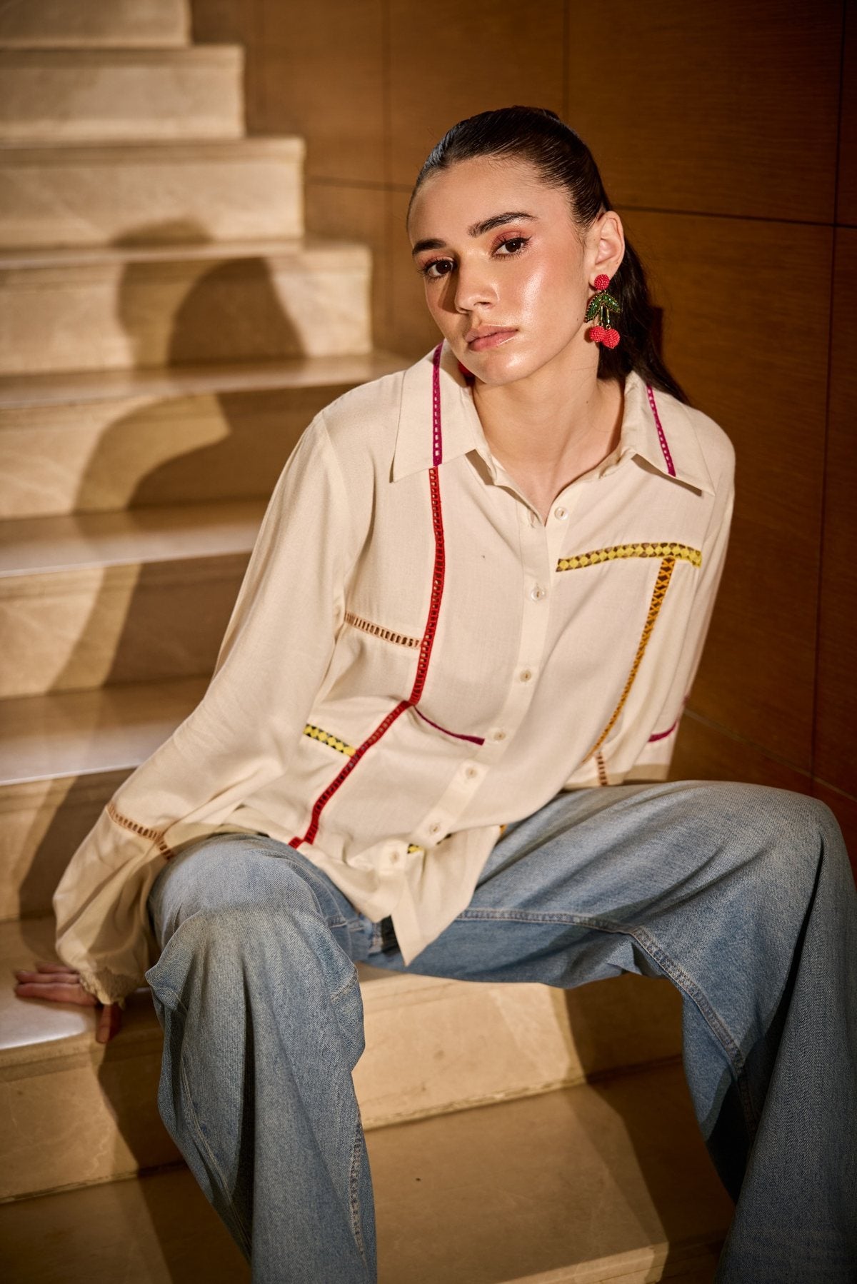 VIBRANCE INTERLACED SHIRT