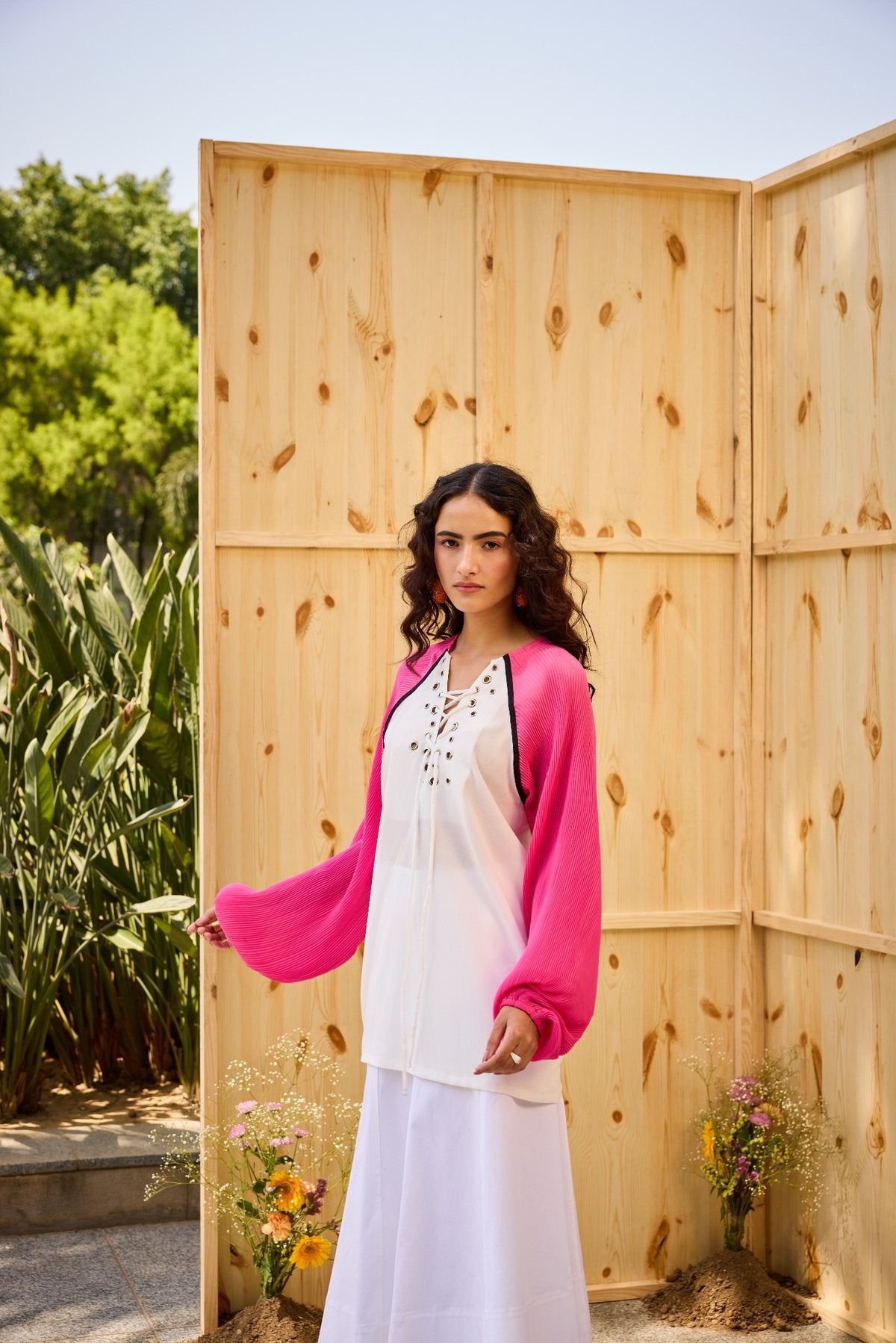 PINK HUE TEXTURE TOP